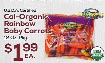 DeCicco & Sons Cal-organic rainbow baby carrots offer