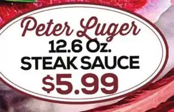 DeCicco & Sons Peter luger 12.6 oz. steak sauce offer