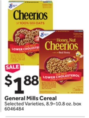 Stop&Shop General mills cereal offer