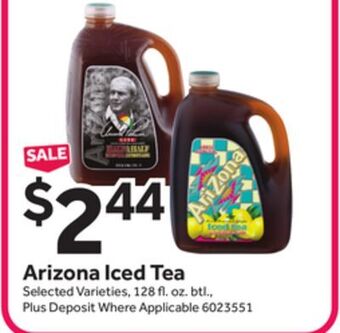 Stop&Shop Arizona iced tea offer