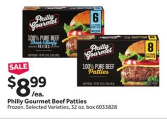 Stop&Shop Philly gourmet beef patties offer