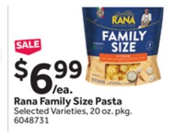 Stop&Shop Rana family size pasta offer