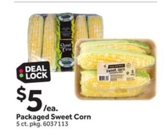 Stop&Shop Packaged sweet corn offer
