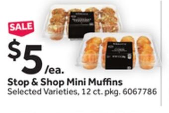Stop&Shop Stop & shop mini muffins offer