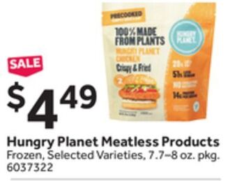 Stop&Shop Hungry planet meatless products offer