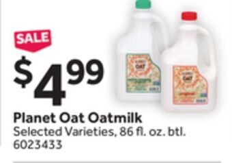 Stop&Shop Planet oat oatmilk offer