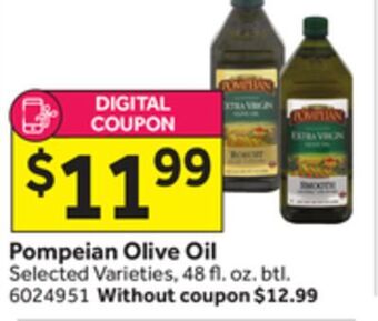 Stop&Shop Pompeian olive oil offer