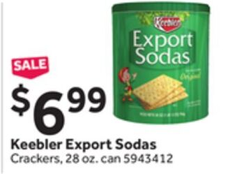 Stop&Shop Keebler export sodas crackers offer