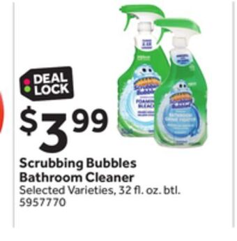 Stop&Shop Scrubbing bubbles bathroom cleaner offer
