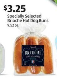 Aldi Specially Selected Brioche Hot Dog Buns offer