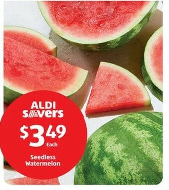 Aldi Seedless Watermelon offer