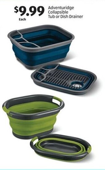 Aldi Adventuridge Collapsible Tub or Dish Drainer offer