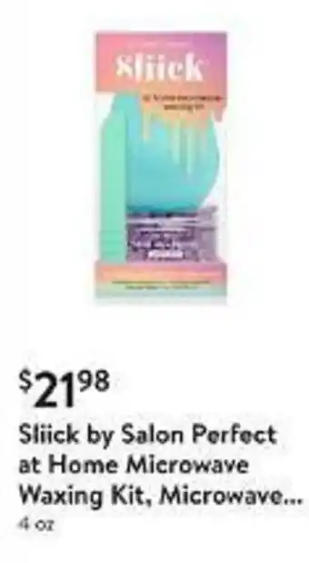 Walmart Sliick by Salon Perfect at Home Microwave Waxing Kit, Microwave... offer