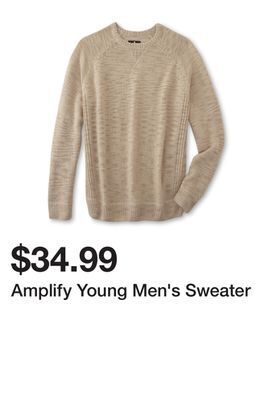 Kmart Amplify young men's sweater offer