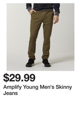 Kmart Amplify young men's skinny jeans offer