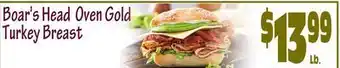 Wild By Nature Boar's head oven gold turkey breast offer