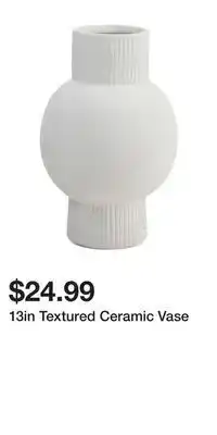 TJ Maxx 13in textured ceramic vase offer