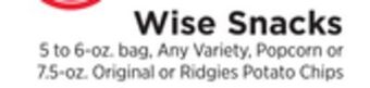 ShopRite Wise snacks offer