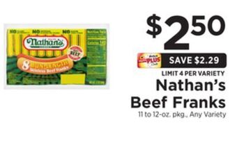 ShopRite Beef franks offer