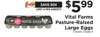 ShopRite Pasture-raised large eggs offer