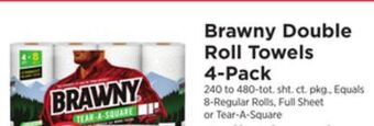 ShopRite Double roll towels 4-pack offer