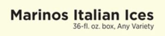 ShopRite Italian ices offer