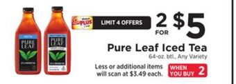 ShopRite Iced tea offer