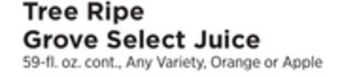 ShopRite Grove select juice offer