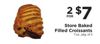 ShopRite Store baked filled croissants offer