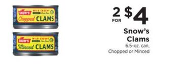 ShopRite Clams offer