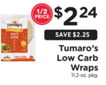 ShopRite Low carb wraps offer