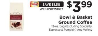 ShopRite Ground coffee offer