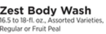 ShopRite Body wash offer