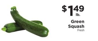 ShopRite Green squash offer