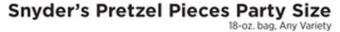 ShopRite Pretzel pieces party size offer