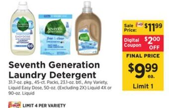 ShopRite Laundry detergent offer