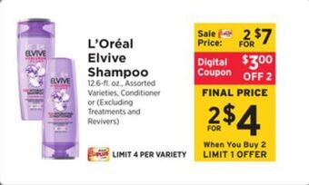 ShopRite Shampoo offer