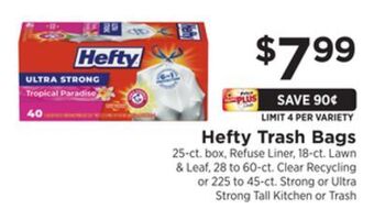 ShopRite Trash bags offer