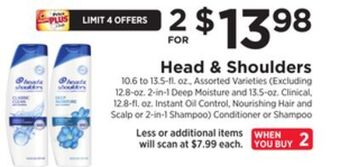 ShopRite Head & shoulders offer