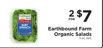 ShopRite Organic salads offer