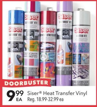 JOANN Siser® heat transfer vinyl offer