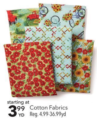 JOANN Cotton fabrics offer