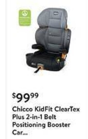 Walmart Chicco KidFit ClearTex Plus 2-in-1 Belt Positioning Booster Car... offer