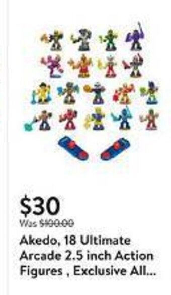 Walmart Akedo, 18 Ultimate Arcade 2.5 inch Action Figures, Exclusive All... offer