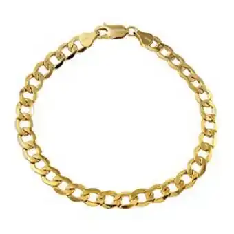 Kohl's Men's 10k gold 7mm curb bracelet offer