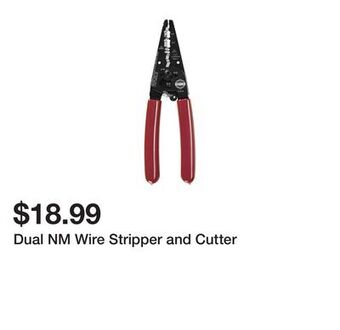 Harbor Freight Tools Dual nm wire stripper and cutter offer
