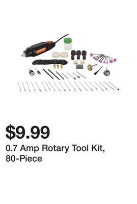 Harbor Freight Tools 0.7 amp rotary tool kit, 80-piece offer