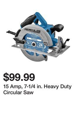 Harbor Freight Tools 15 amp, 7-1/4 in. heavy duty circular saw offer