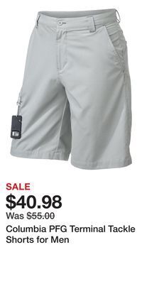 Cabela's Columbia pfg terminal tackle shorts for men offer