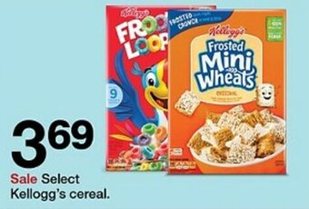 Target Select Kellogg's cereal. offer